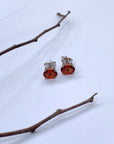 Rosella Gemstone Silver 925 Studs
