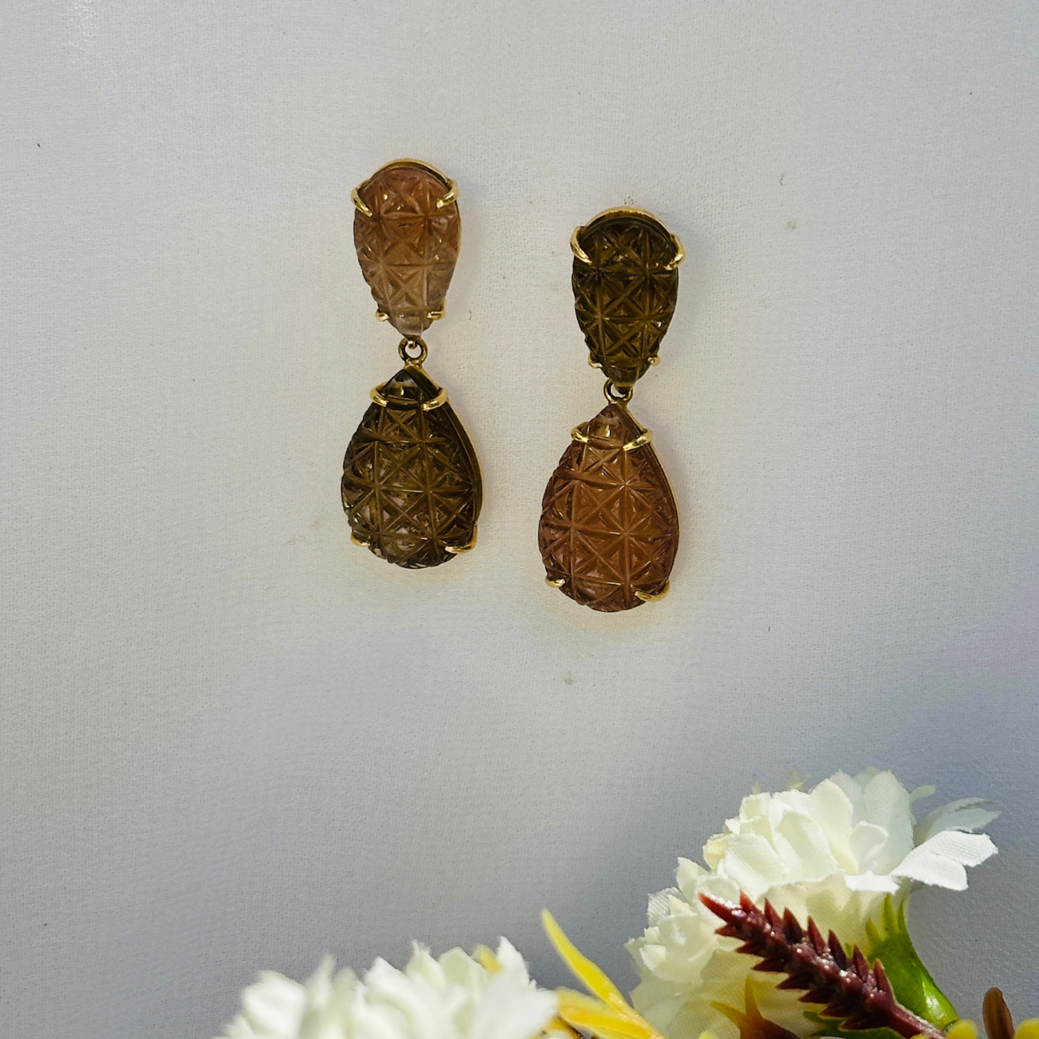 Tourmaline 18K Gold Earrings