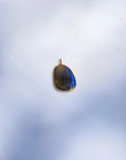 Labradorite 18K Gold Pendant
