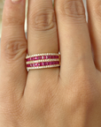 Bardot Ruby & Diamond Statement Ring