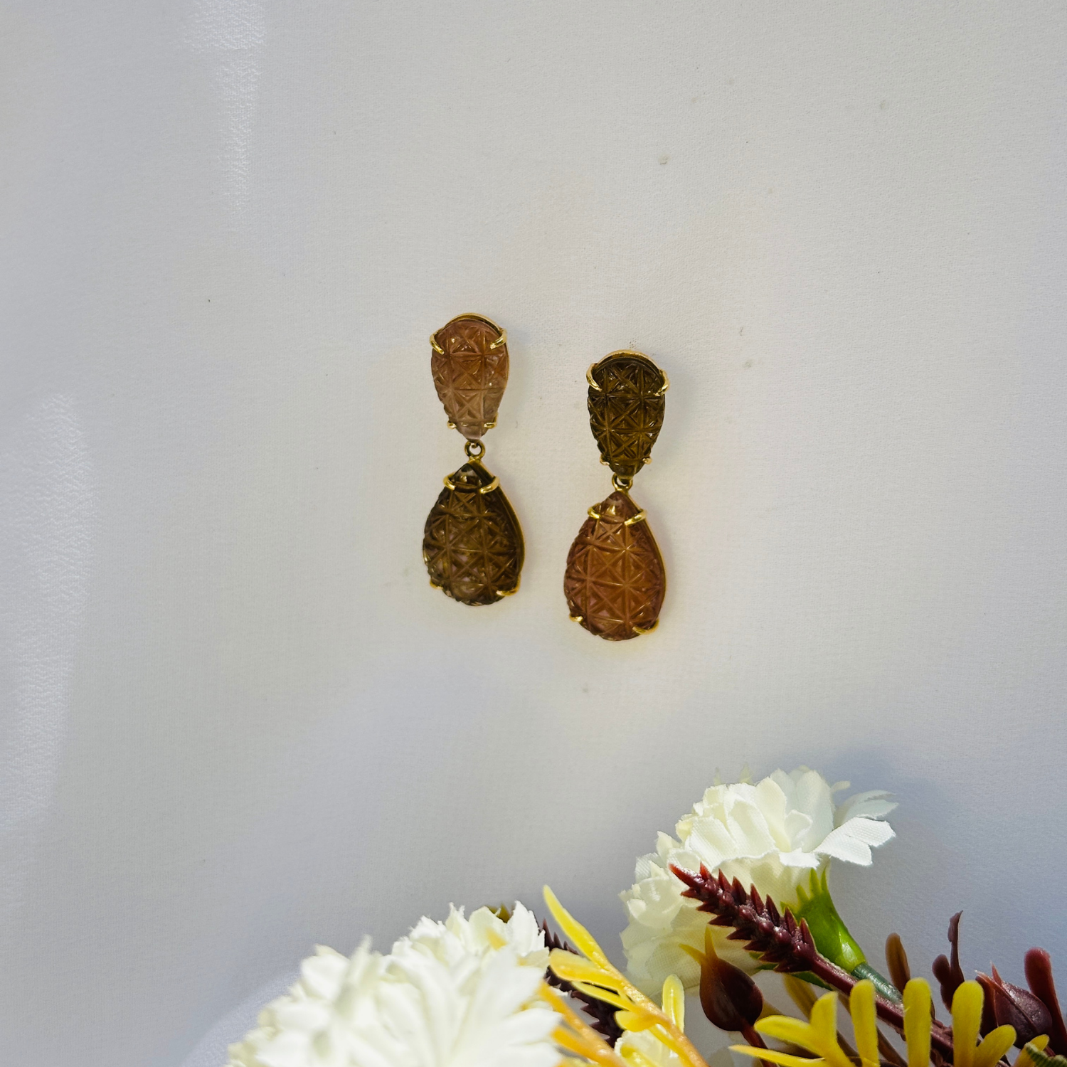 Tourmaline 18K Gold Earrings