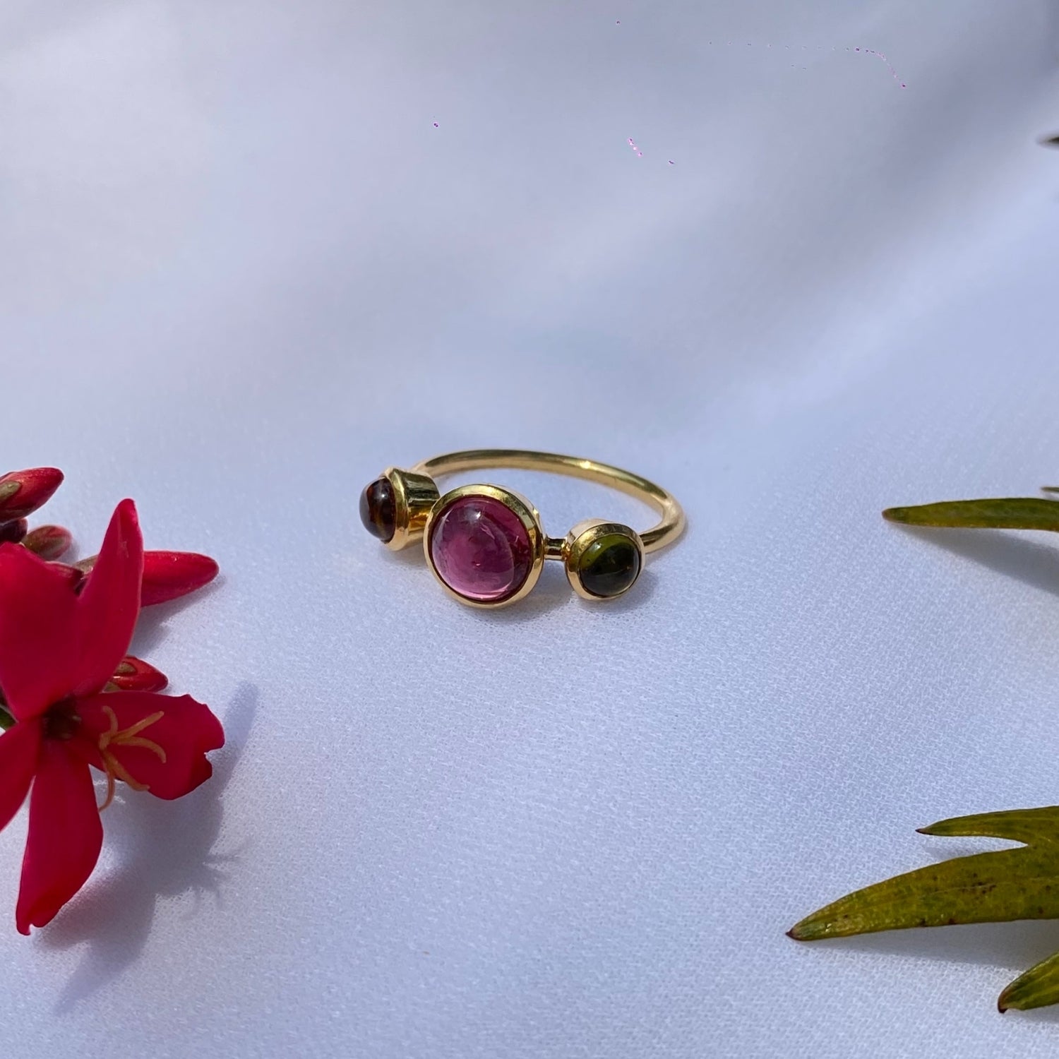 Tourmaline 18K Gold Ring