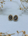 Luca Rutile Quartz Silver 925 Studs Earrings