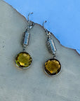 Jaxon Citrine 925 Silver Earrings