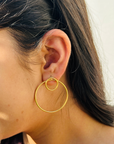 Suttan Gold Plated Silver 925 Earrings