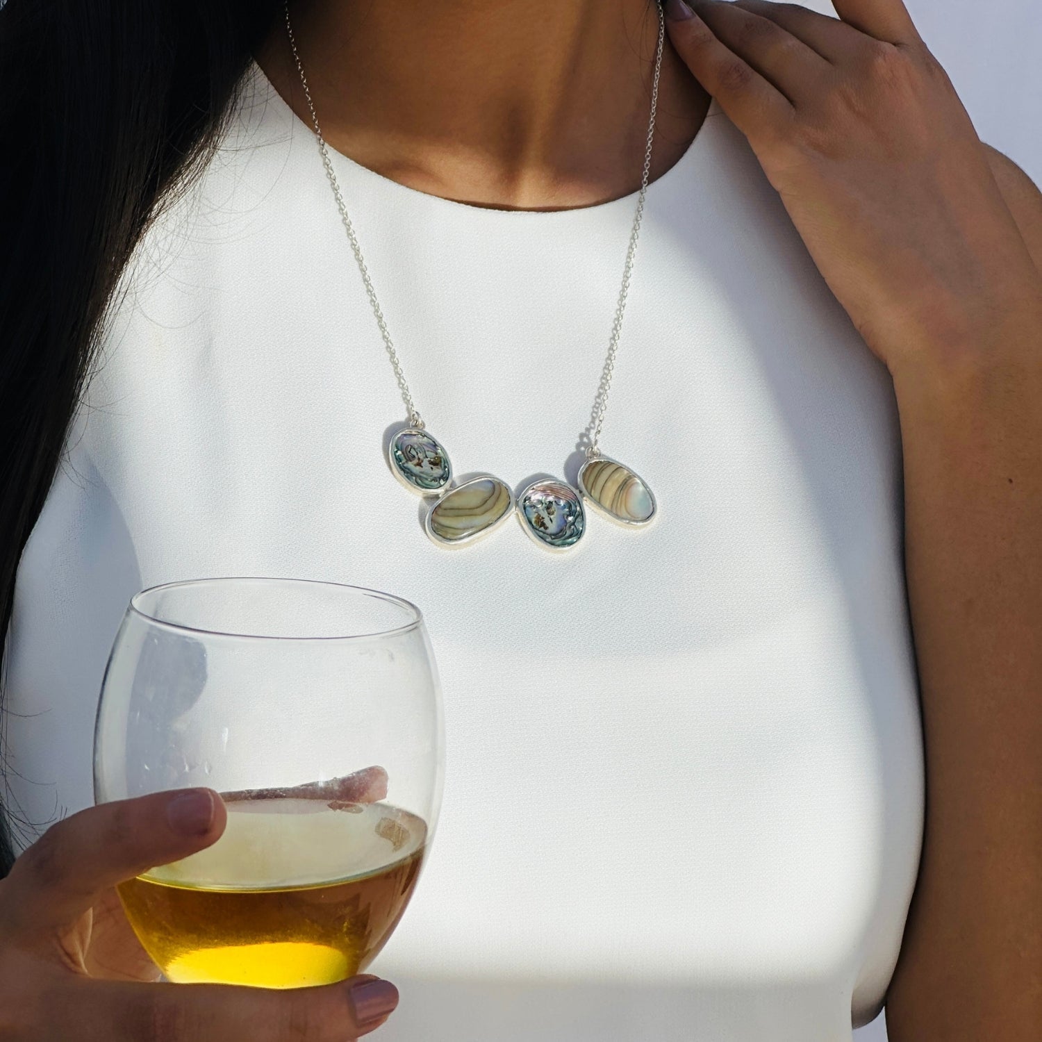 Noosa Abalone Silver 925 Necklace