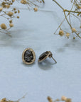Luca Rutile Quartz Silver 925 Studs Earrings
