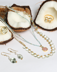 Cyril Aquamarine 18K Gold Plated Silver 925 Necklace