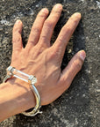Tristen Black Onyx Silver 925 Men's Bracelet