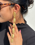 Roy Gold Plated Silver 925 earrings