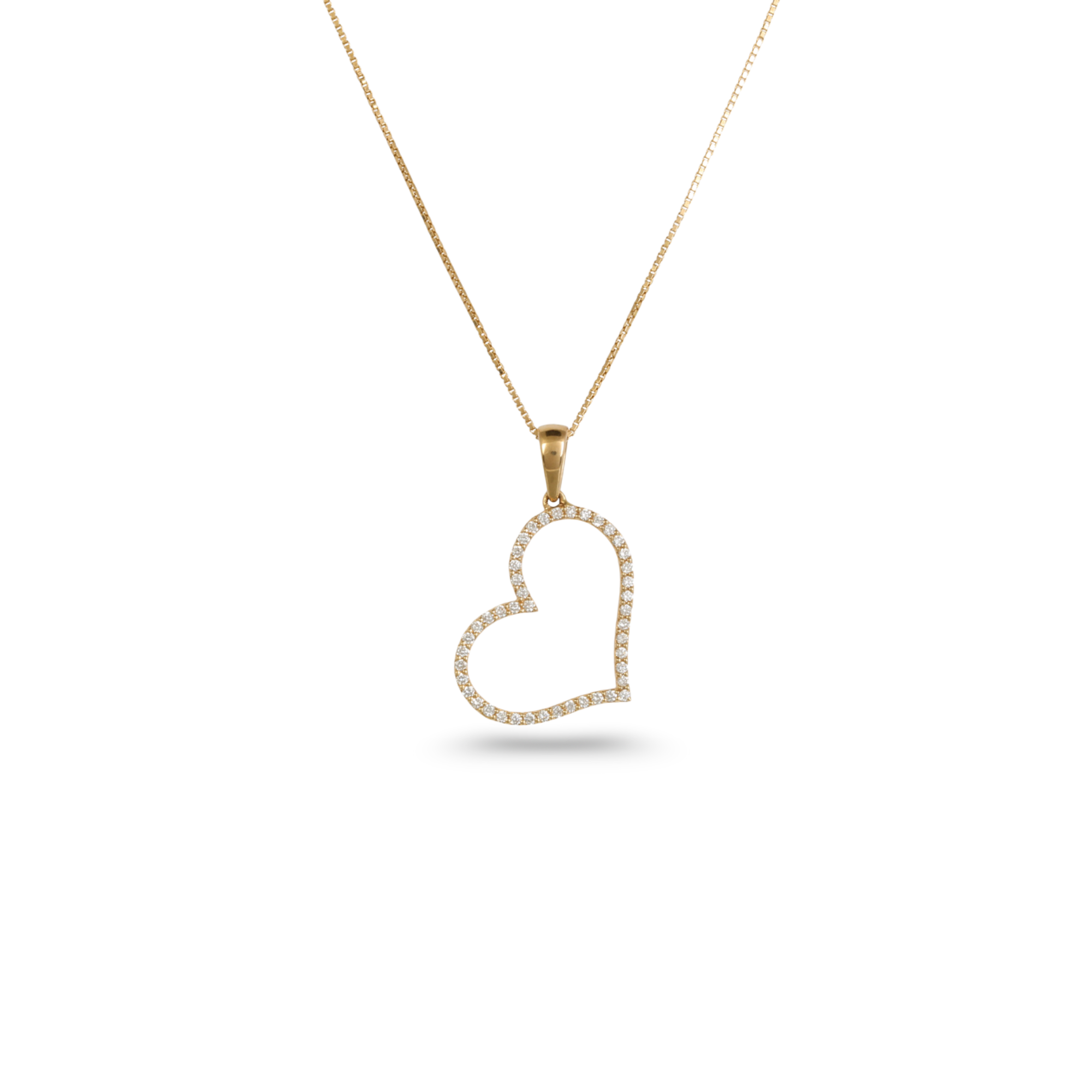 Milo Heart Diamond Necklace