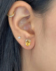 Rosella Gemstone Silver 925 Studs