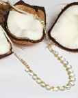 Cyril Aquamarine 18K Gold Plated Silver 925 Necklace