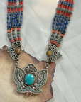 Sanvi Color Stone Silver 925 Necklace