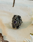 Aura Amethyst Silver 925 Ring