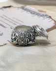 Silver 925 Embossed Devotional Box Openable Artifact