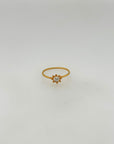 Sunnyside Diamond Polki Gold Plated Ring