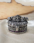Silver 925 Ganesha\Ganpati Devotional Box Openable Artifact