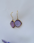 Amethyst 18K Gold Earrings