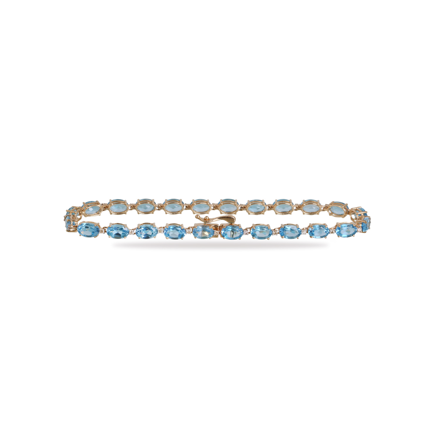 Jin Blue Topaz & Diamond Bracelet