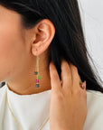 Tourmaline 18K Gold Earrings