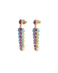 Iro Turquoise & Amethyst Earrings