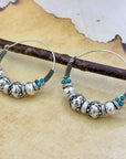 Dhavit Traditional Silver 925 Earrings