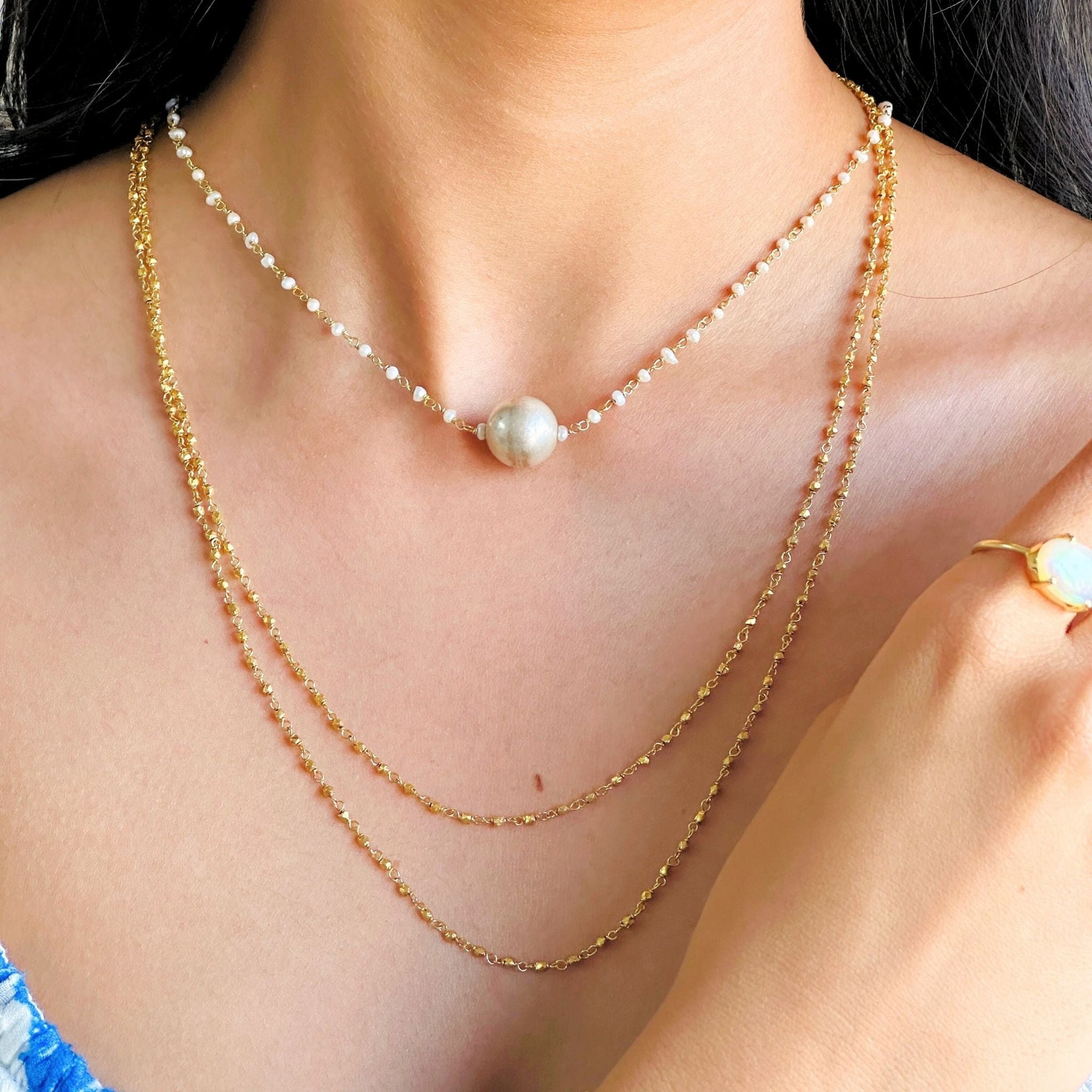 Treez 18K Gold Plated Silver 925 Chain Necklace