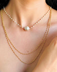 Treez 18K Gold Plated Silver 925 Chain Necklace