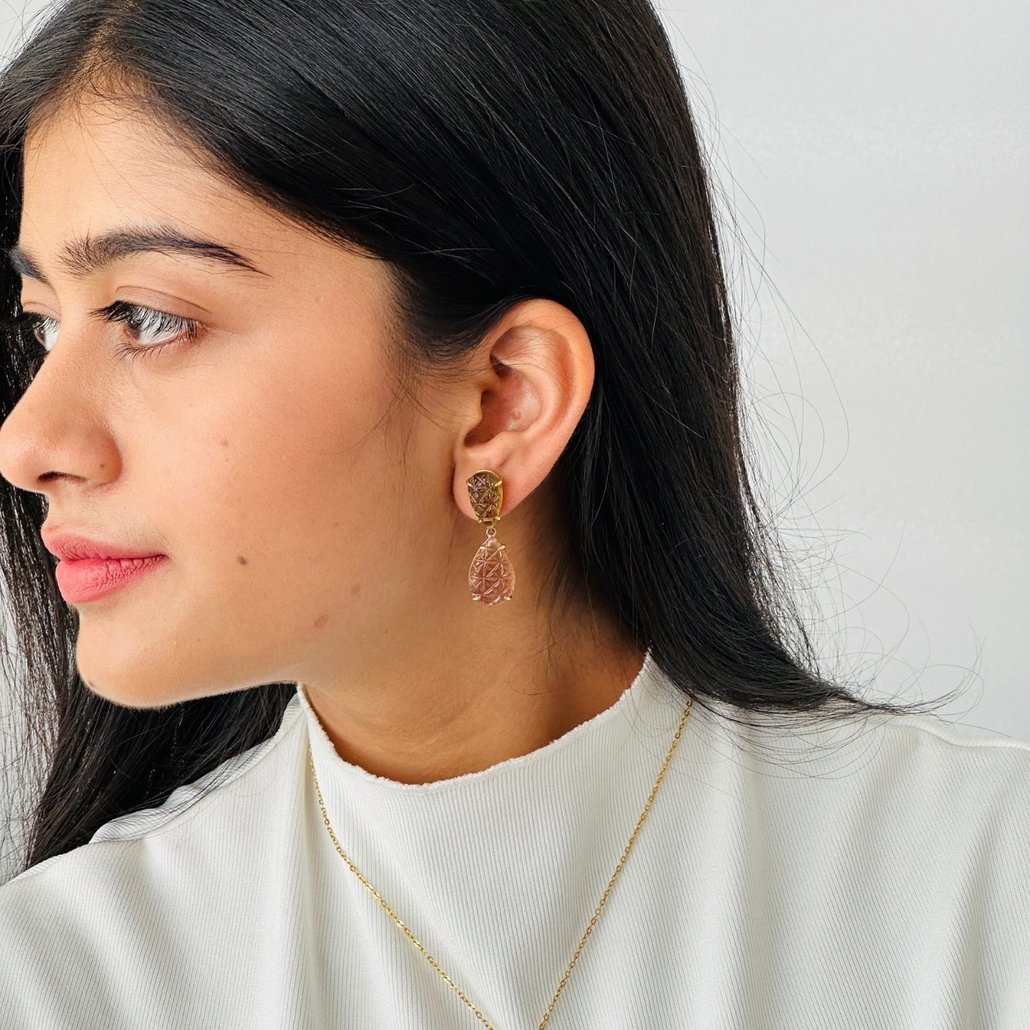 Tourmaline 18K Gold Earrings