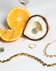 Dylan Labradorite 18K Gold Plated Silver 925 Necklace