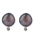 Astonishing star ruby & diamond earrings