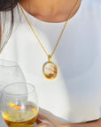 Paul Rutile 18K Gold Plated Silver 925 Pendant