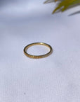 Citrine and Blue Topaz 18K Gold Ring