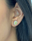 Amore Gemstone Zircon Silver 925 Studs