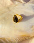 Lisa Labradorite 18K Gold Plated Silver Ring
