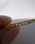 Citrine and Blue Topaz 18K Gold Ring