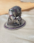 Silver 925 Kamdhenu Cow Idol Artifact