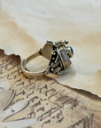 Openable Traditional Turquoise Silver 925 Ring