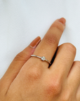 Diamond 18K White Gold Ring
