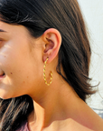 Arwen Gold Plated Silver 925 Earrings
