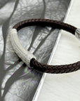 Zale Men's Zircon Silver 925 Bracelet