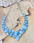 Velora Larimar Silver 925 Necklace