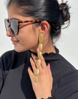 Roy Gold Plated Silver 925 earrings