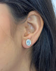 Amore Gemstone Zircon Silver 925 Studs