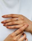 Marquise Diamond 18K White Gold Ring