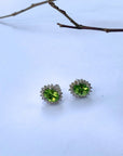 Amore Gemstone Zircon Silver 925 Studs