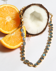 Dylan Labradorite 18K Gold Plated Silver 925 Necklace