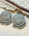 Charita Traditional Silver 925 Earrings