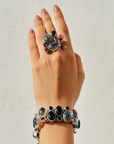 Caroline Colorstone Silver 925 Bracelet